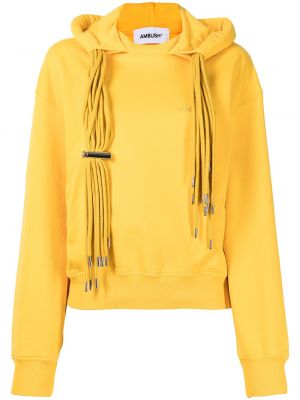 Sudadera con capucha con cordones Ambush amarillo