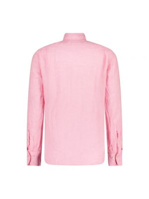 Camisa de lino Stenströms rosa