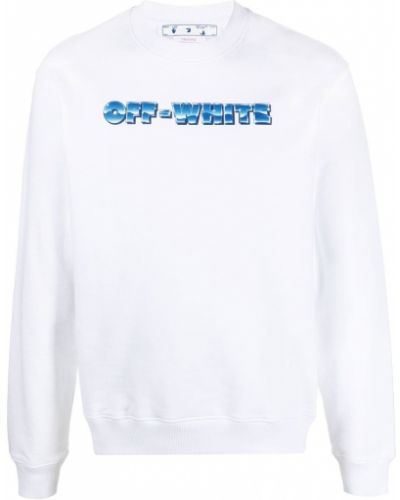 Trykt sweatshirt Off-white hvit