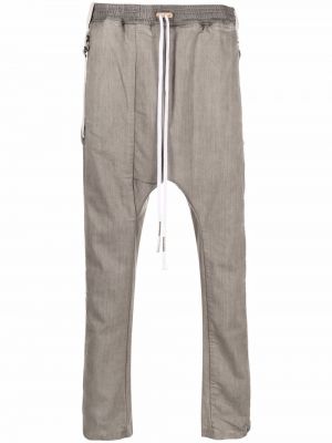 Pantalones con cordones Boris Bidjan Saberi gris