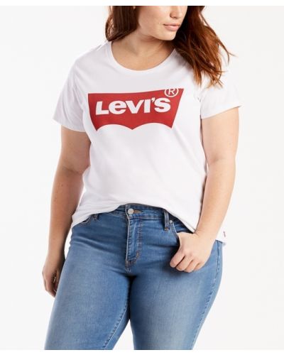 Camiseta Levi’s Plus blanco