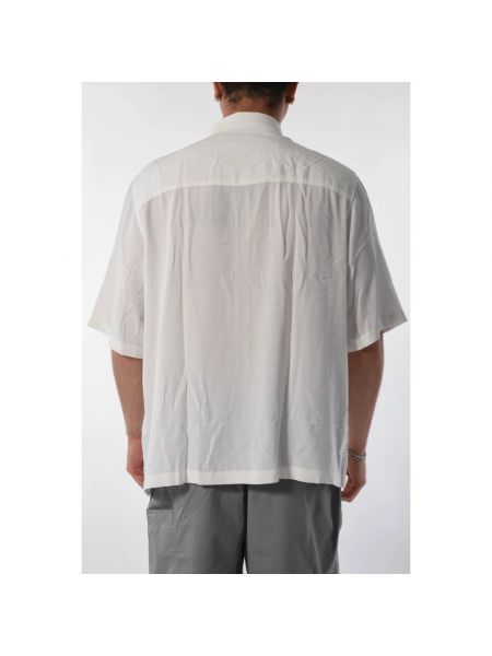 Camisa de viscosa Armani Exchange blanco