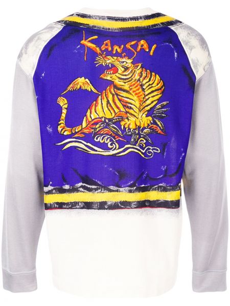 Camiseta con estampado con rayas de tigre Kansai Yamamoto Pre-owned