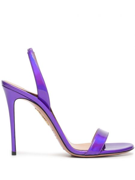 Nauhalliset sandaalit Aquazzura violetti