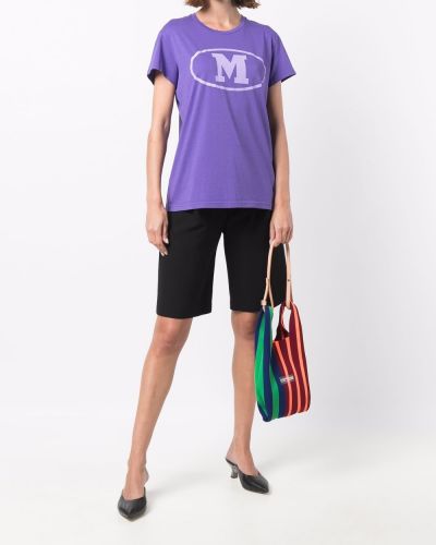 Camiseta con estampado M Missoni violeta