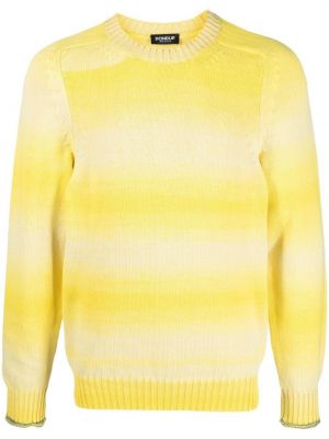 Памучен пуловер Dondup жълто