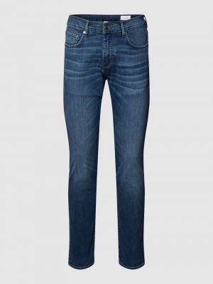 Niebieskie jeansy skinny z kieszeniami Baldessarini