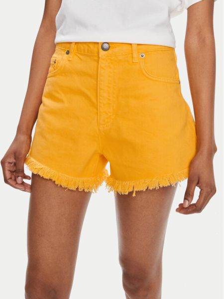 Shorts en jean Sisley jaune