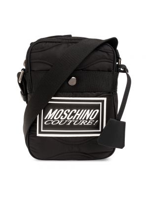 Gesteppte schultertasche mit taschen Moschino schwarz