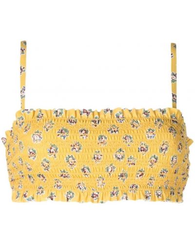 Blomstret bikini Tory Burch gul