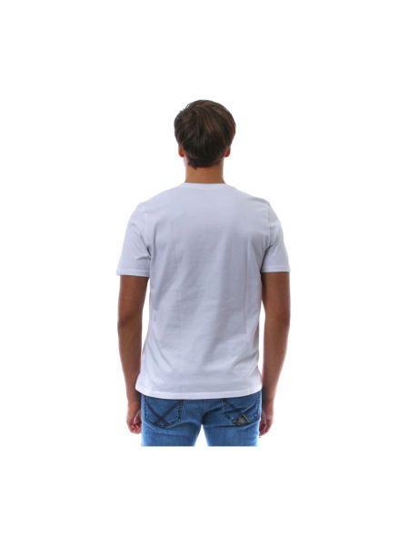 Camiseta de algodón de cuello redondo Altea blanco