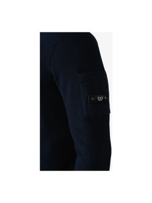 Sudadera con cremallera de punto de tela jersey Quotrell azul