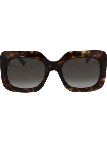 Okulary przeciwsłoneczne Jimmy Choo brązowe