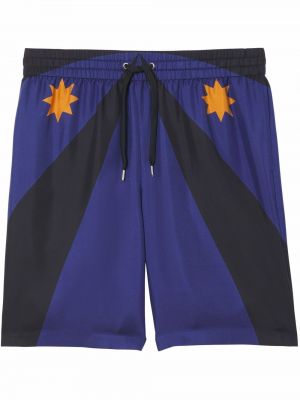 Pantalones cortos deportivos Burberry azul