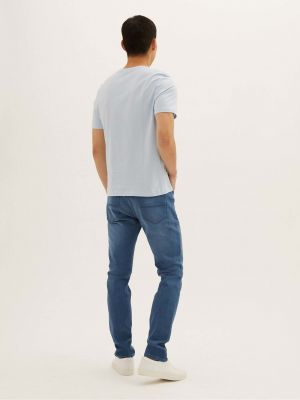 Skinny fit džínsy Marks & Spencer modrá