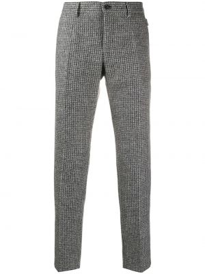 Pantalones a cuadros Dolce & Gabbana gris