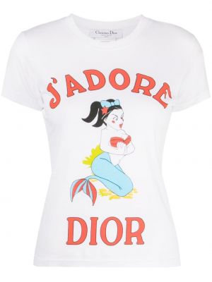 T-shirt Christian Dior bianco