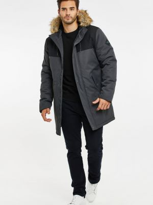 Зимнее пальто Threadbare черное