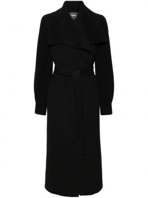 Vlnený kabát Mackage čierna