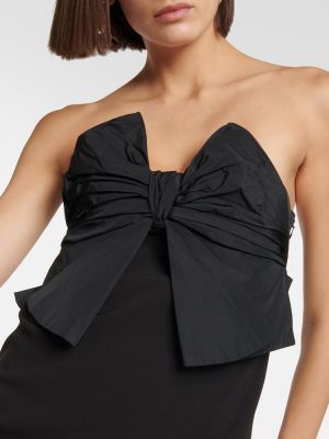 Mini vestido con lazo Redvalentino negro