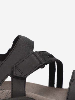 Usnjene sandali Merrell črna