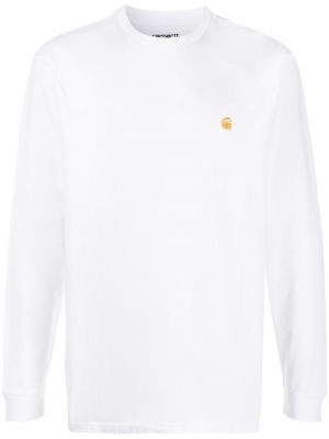 Camiseta de manga larga manga larga Carhartt Wip blanco