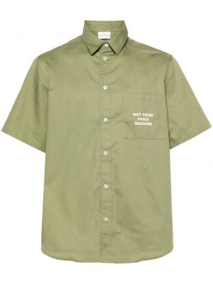Krekls ar apdruku Drôle De Monsieur zaļš