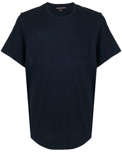 Camiseta con cordones con capucha con estampado Michael Michael Kors azul