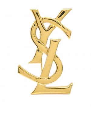 Broszka Saint Laurent Pre-owned złota