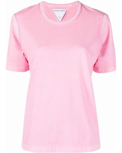 T-krekls Bottega Veneta rozā