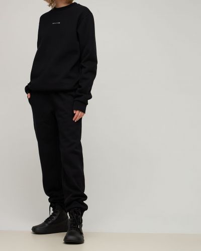 Spodnie sportowe bawełniane z dżerseju 1017 Alyx 9sm czarne