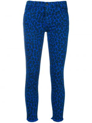 Vaqueros con estampado leopardo J Brand azul