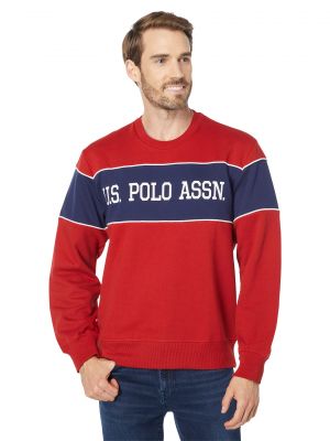 Пуловер с длинным рукавом U.s. Polo Assn. красный