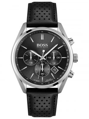 Кожаные часы с хронографом Boss