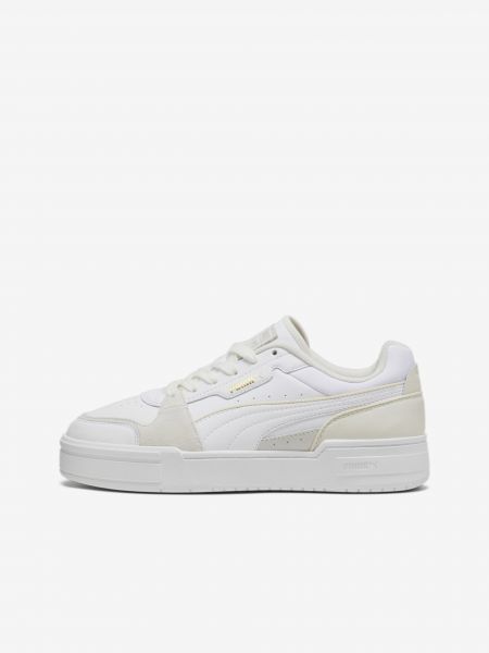Bőr sneakers Puma fehér