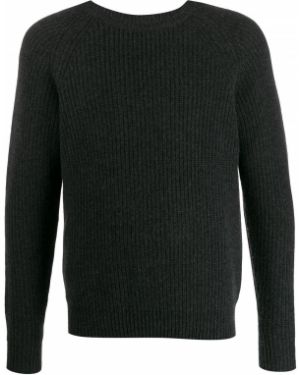 Langer pullover mit rundem ausschnitt N.peal grau