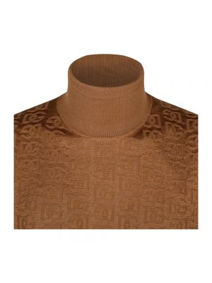 Jersey cuello alto Dolce & Gabbana marrón