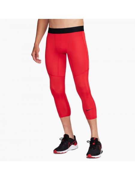 Легінси для фітнесу Nike червоні