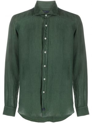 Lininė marškiniai Fay žalia