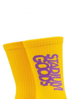 Ponožky s potiskem Stadium Goods žluté