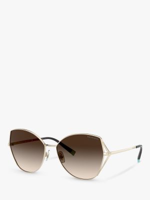 Очки солнцезащитные с градиентом Tiffany & Co коричневые