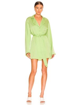 Рубашка платье с завязками Lpa, зеленое