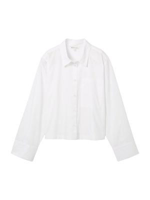 Μπλούζα Tom Tailor Denim λευκό