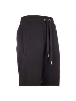 Pantalones de chándal de algodón Dolce & Gabbana negro