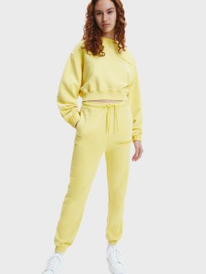 Жовта толстовка Calvin Klein Jeans