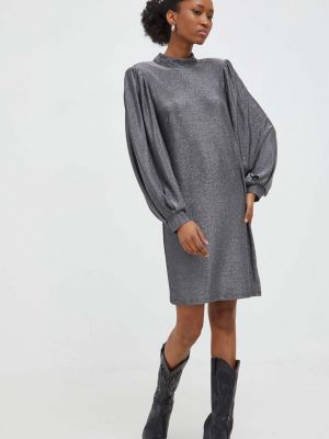 Mini šaty Answear Lab stříbrné