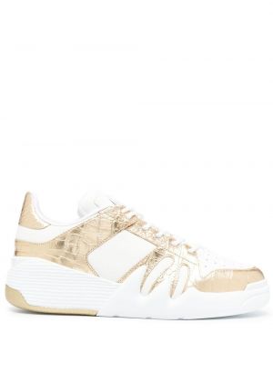 Blonder snøring sneakers Giuseppe Zanotti hvit