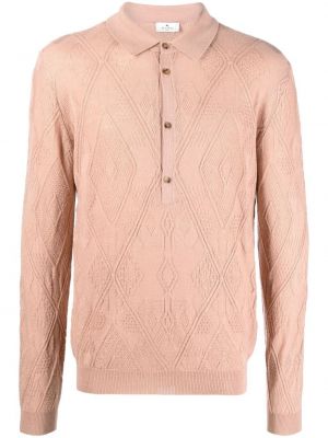 Poloskjorte Etro rosa