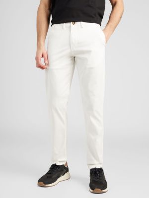 Chinos nohavice Selected Homme biela