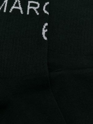 Chaussettes en tricot Mm6 Maison Margiela noir